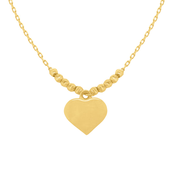 14K GOLD ELOISE HEART NECKLACE