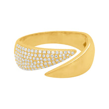 14K GOLD DIAMOND SHAY RING