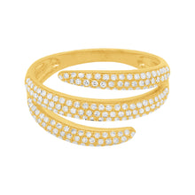 14K GOLD DIAMOND ZARA RING