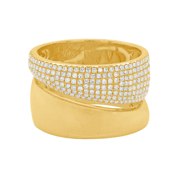 14K GOLD DIAMOND GINA RING