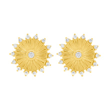 14K GOLD DIAMOND SIERRA STUDS