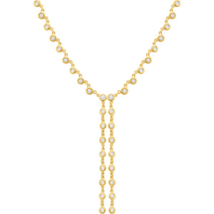 14K GOLD DIAMOND ELSIE LARIAT