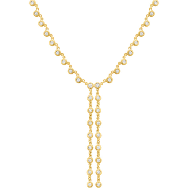 14K GOLD DIAMOND ELSIE LARIAT