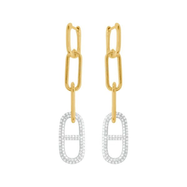 14K GOLD DIAMOND BETHANY EARRINGS