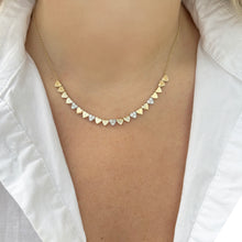 14K GOLD DIAMOND KATIE HEART NECKLACE