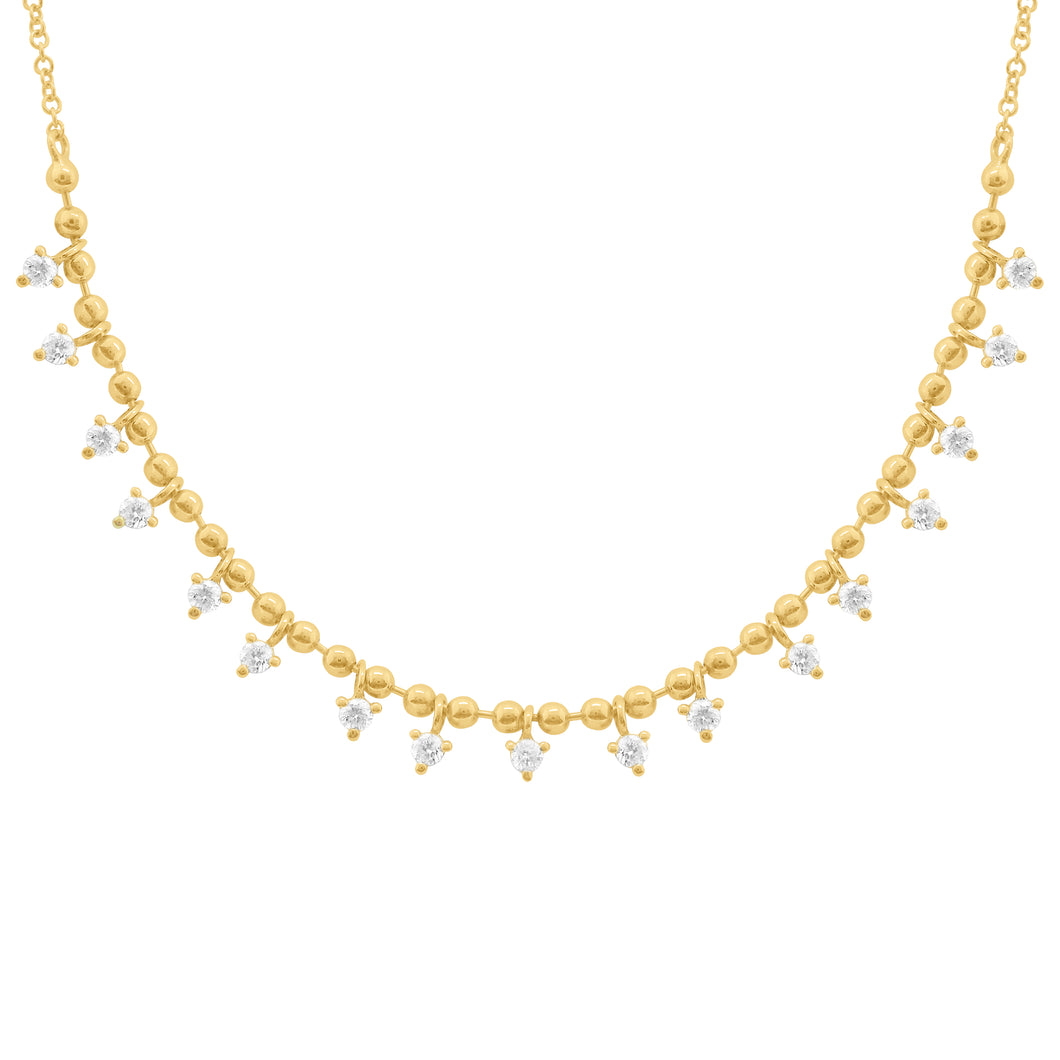 14K GOLD DIAMOND BRENT NECKLACE