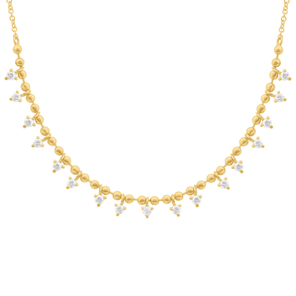 14K GOLD DIAMOND BRENT NECKLACE