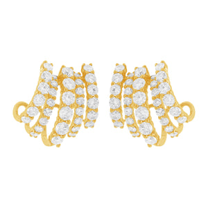 14K GOLD DIAMOND GABRIELLA EARRINGS