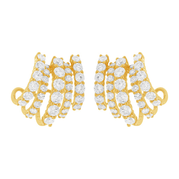 14K GOLD DIAMOND GABRIELLA EARRINGS