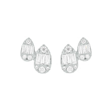 14K GOLD DIAMOND SHELLY STUDS