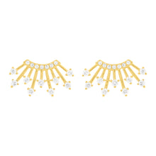 14K GOLD DIAMOND CHLOE STUDS