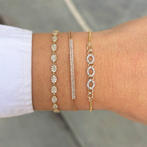 14K GOLD DIAMOND BRIA BRACELET