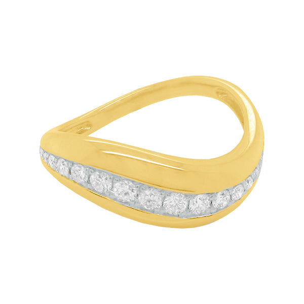 14K GOLD DIAMOND DANIELLA RING