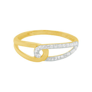 14K GOLD DIAMOND GABBY RING