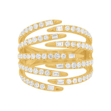 14K GOLD DIAMOND MOLLY RING