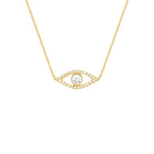 14K GOLD DIAMOND LYLA EYE NECKLACE