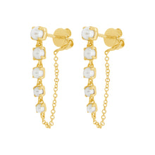 14K GOLD PEARL SANDRA EARRINGS