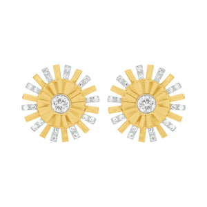 14K GOLD DIAMOND EMILY STUDS