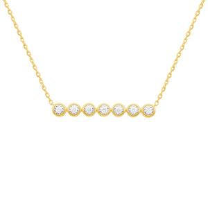 14K GOLD DIAMOND JULIA NECKLACE