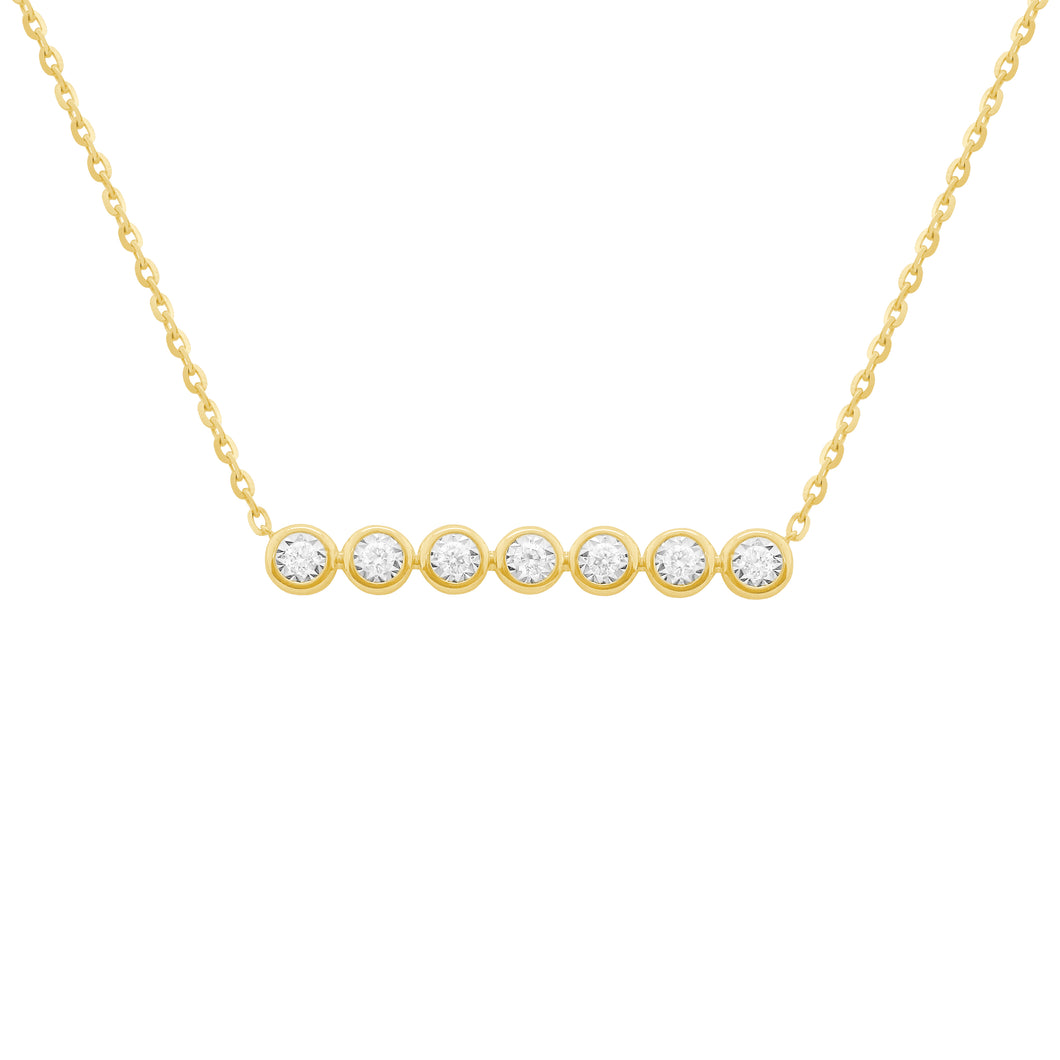 14K GOLD DIAMOND JULIA NECKLACE