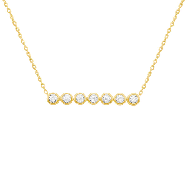 14K GOLD DIAMOND JULIA NECKLACE