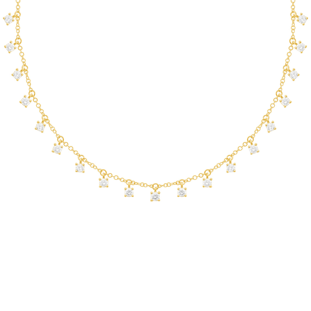 14K GOLD DIAMOND GABRIELLA NECKLACE