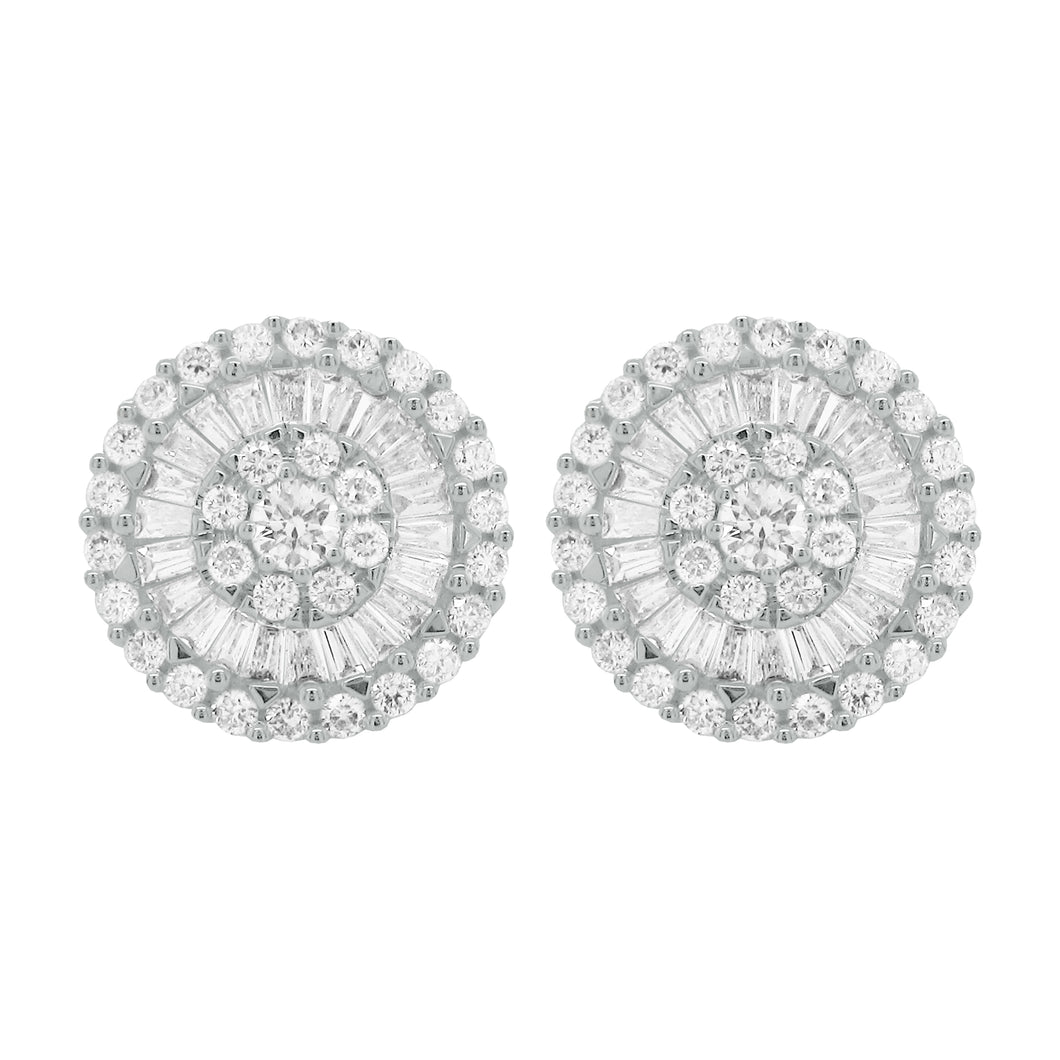 18K GOLD DIAMOND MIRANDA STUDS