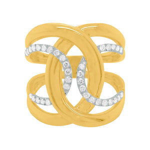 14K GOLD DIAMOND CHARLENE RING