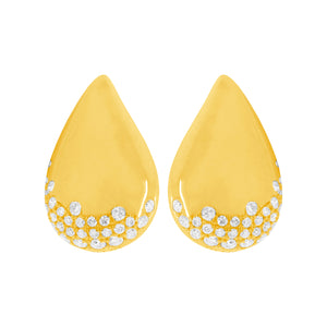 14K GOLD DIAMOND LARA STUDS