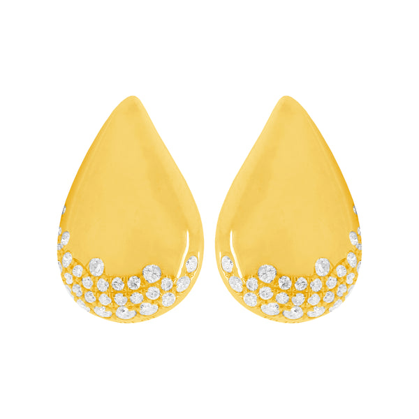 14K GOLD DIAMOND LARA STUDS