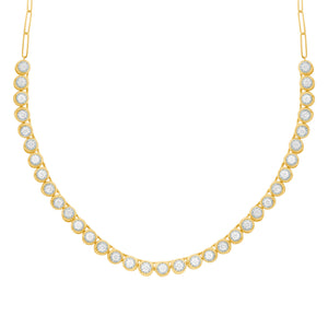 14K GOLD DIAMOND EMILY NECKLACE