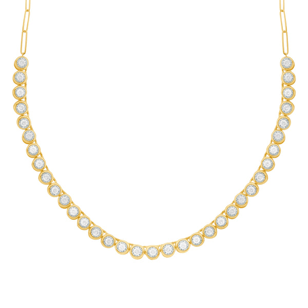 14K GOLD DIAMOND EMILY NECKLACE