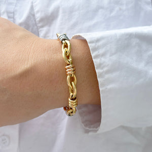14K TRI-TONE GOLD KARINA BRACELET