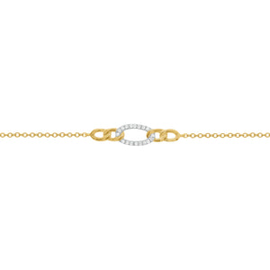 14K GOLD DIAMOND JANICE BRACELET