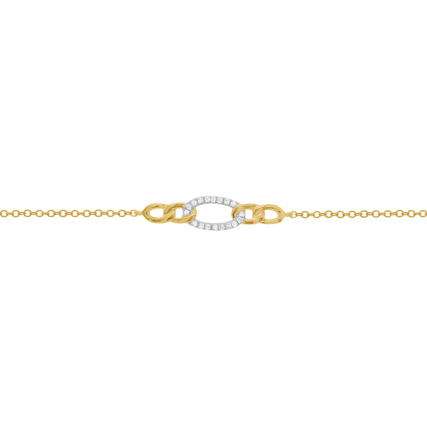 14K GOLD DIAMOND JANICE BRACELET