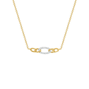 14K GOLD DIAMOND JANICE NECKLACE