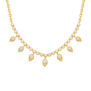 14K GOLD DIAMOND JOSIE NECKLACE