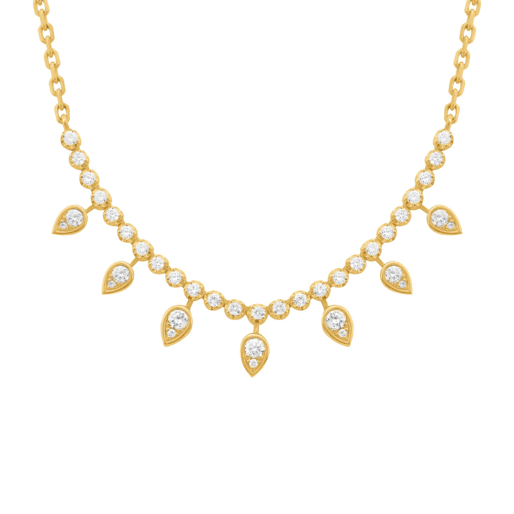 14K GOLD DIAMOND JOSIE NECKLACE