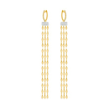 14K GOLD DIAMOND CANDACE EARRINGS