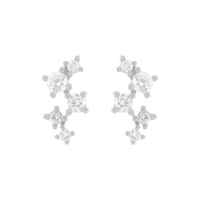 14K GOLD DIAMOND STEPH STUDS