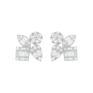 14K GOLD DIAMOND TALIA STUDS