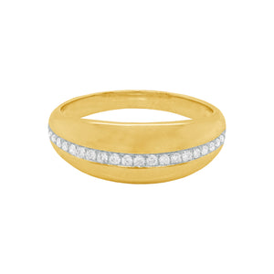 14K GOLD DIAMOND MALLORY RING