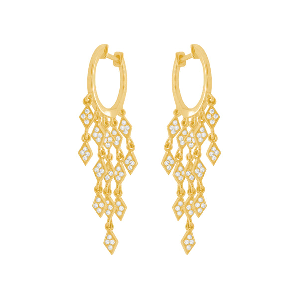 14K GOLD DIAMOND EDEN EARRINGS