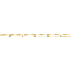 14K GOLD DIAMOND SMALL HARPER BRACELET