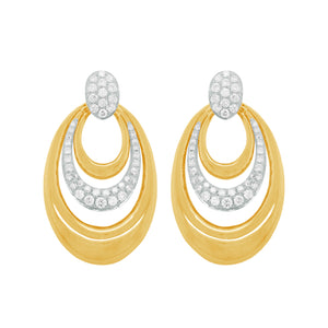 14K GOLD DIAMOND MIRANDA EARRINGS