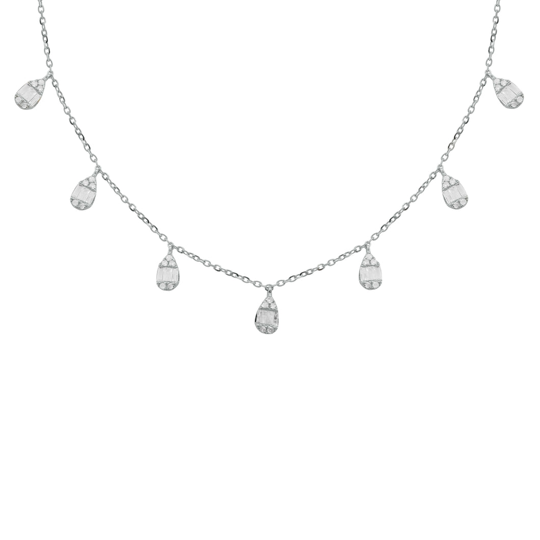 14K GOLD DIAMOND TALIA NECKLACE