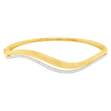 14K GOLD DIAMOND ODELIA BANGLE