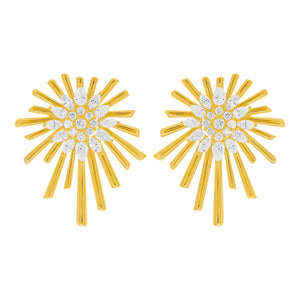 14K GOLD DIAMOND KARINA EARRINGS