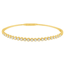 14K GOLD DIAMOND BLAYNE FLEX BANGLE