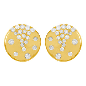 14K GOLD DIAMOND CHELCEY CONFETTI STUDS